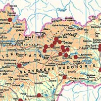 Draveckí na mape Slovenska